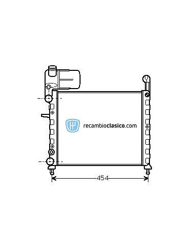 Comprar Radiador refrigeración FIAT Tipo 1.1 online