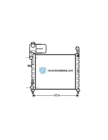 Comprar Radiador refrigeración FIAT Tipo 1.1 online