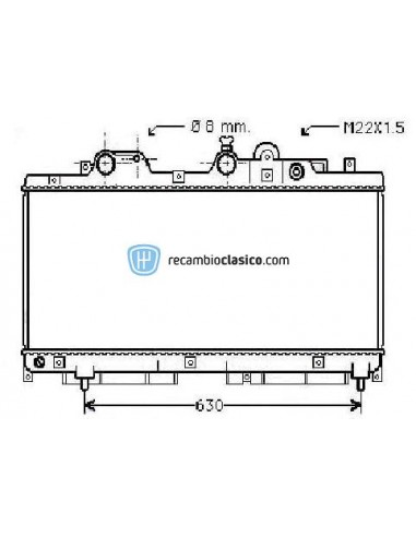 Comprar Radiador refrigeración FIAT Punto TD AC 93- online