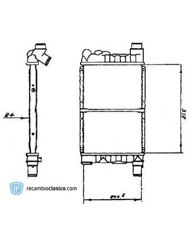 Comprar Radiador refrigeración FIAT Cinquecento 0.7 91-98 online