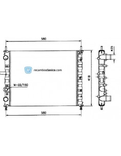 Comprar Radiador refrigeración FIAT Bravo/Brava 1.8 16V/2.0 20V