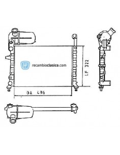 Comprar Radiador refrigeración FIAT Tipo 1.4/Tempra 1.4 online