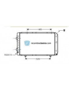Comprar Radiador refrigeración FIAT DUCATO 1.9TD/2.5D/TD 94-02