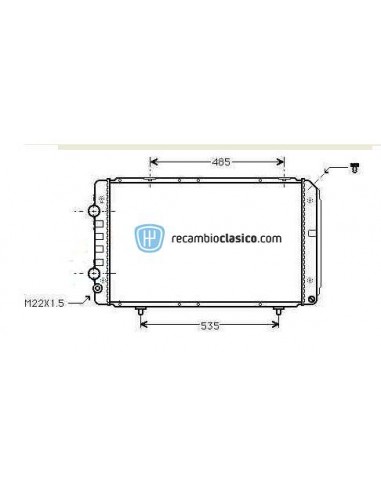 Comprar Radiador refrigeración FIAT DUCATO 1.9TD/2.5D/TD 94-02