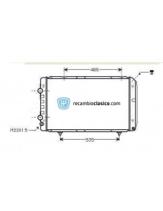 Comprar Radiador refrigeración CITROEN JUMPER 1.9TD/2.5D/TD