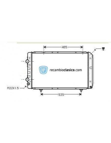 Comprar Radiador refrigeración CITROEN JUMPER 1.9TD/2.5D/TD