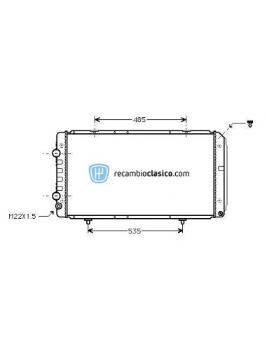 Comprar Radiador refrigeración PEUGEOT Boxer 1.9D 1.9TD online