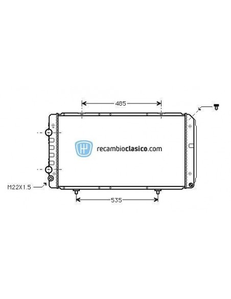 Comprar Radiador refrigeración CITROEN Jumper 1.9D 1.9TD online