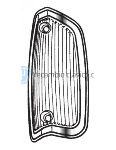 Comprar Tulipa blanca intermitente delantera izquierda borde