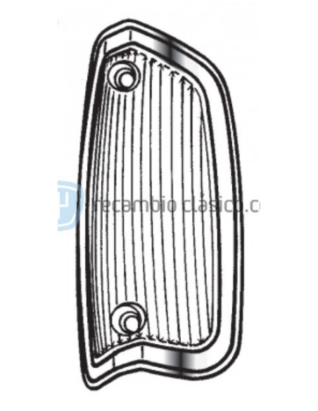 Comprar Tulipa blanca intermitente delantera izquierda borde