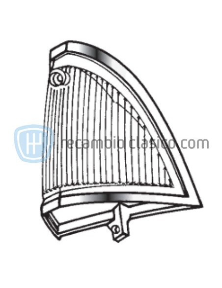 Comprar Tulipa intermitente blanco delantera derecha borde