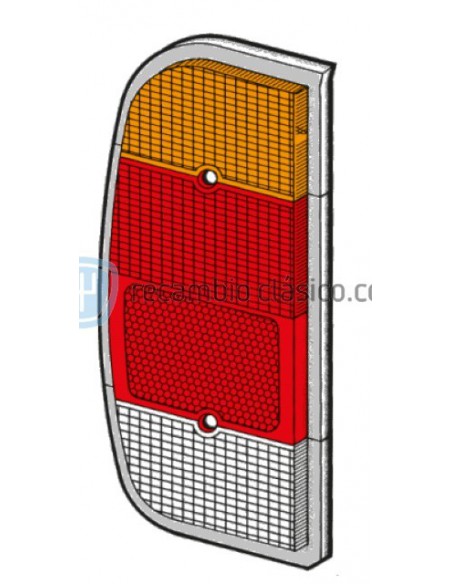 Comprar Tulipa trasera izquierda con borde cromado Ford Taunus