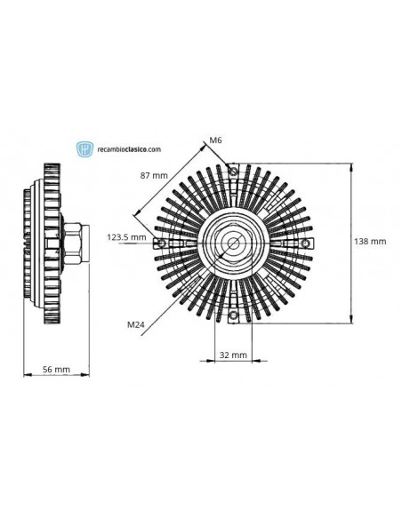 Comprar embrague viscoso de ventilador FORD Transit 94-00 online