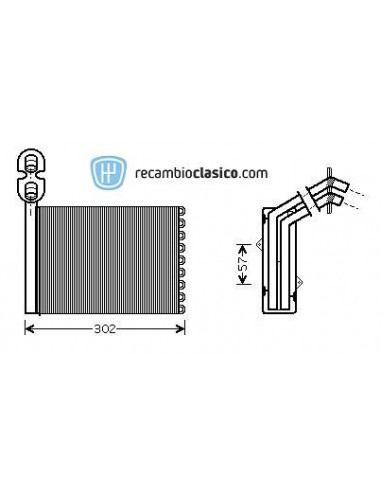 Comprar Radiador de calefacción VW Sharan 1.8/1.9D/2.0 online