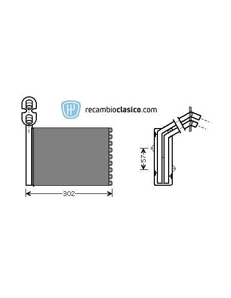 Comprar Radiador de calefacción VW Sharan 1.8/1.9D/2.0 online
