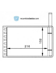 Comprar radiador de calefacción FORD Fiesta III