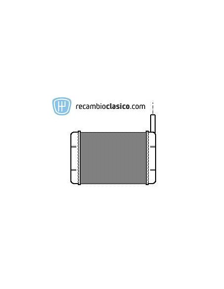 Comprar radiador de calefacción FORD Fiesta II (todos) 83-89