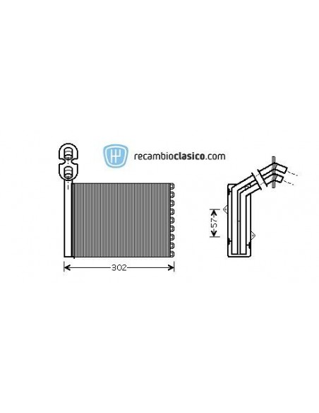 Comprar radiador de calefacción VW Sharan 1.8/1.9D/2.0 online