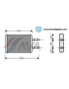Comprar radiador de calefacción FORD Transit 2.0/2.5/2.9EFi
