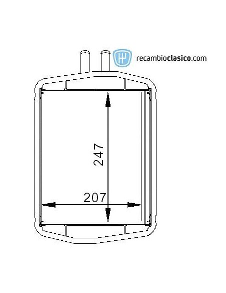 Comprar radiador de calefacción MAZDA 121 96-02 online