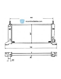 Comprar Radiador refrigeración FORD Escort MK4 1.4/1.6 86 online