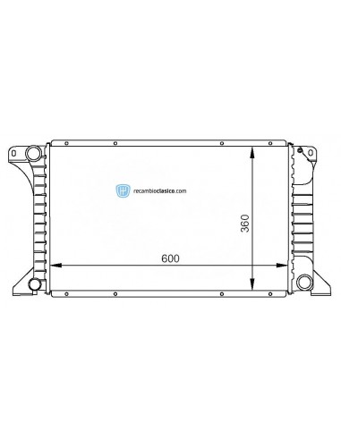 Comprar Radiador refrigeración FORD Transit 2.5TD 92- online