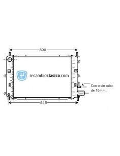 Comprar Radiador refrigeración FORD Escort 1.6i/1.8/2.0/1.8