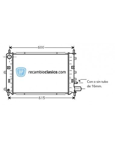 Comprar Radiador refrigeración FORD Escort 1.6i/1.8/2.0/1.8
