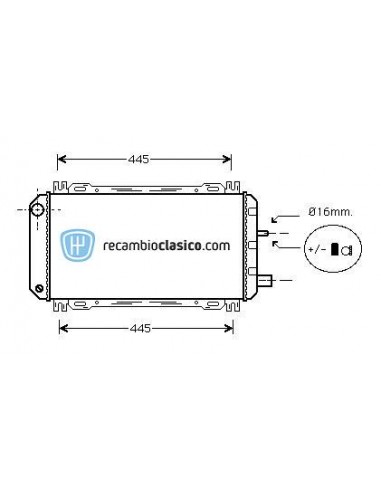 Comprar Radiador refrigeración FORD Fiesta Diesel 1.6 D // XR2