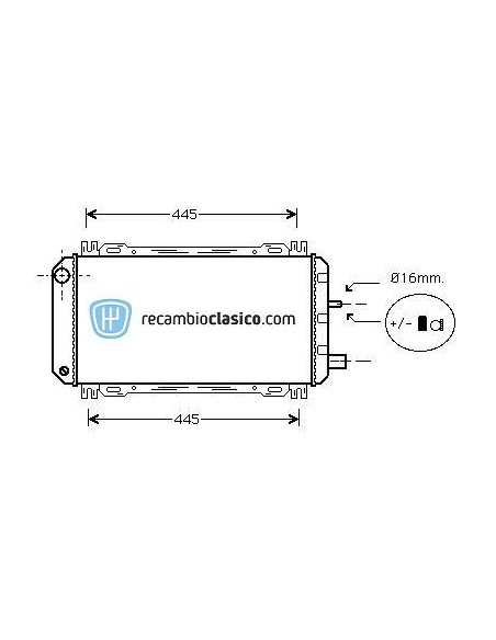 Comprar Radiador refrigeración FORD Fiesta Diesel 1.6 D // XR2
