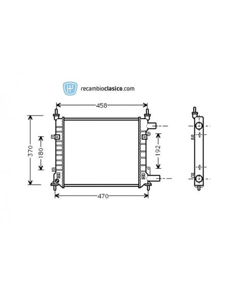 Comprar Radiador refrigeración FORD Ka 1.0/1.3 96-08 online