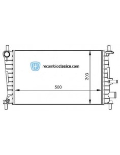 Comprar Radiador refrigeración FORD Fiesta IV 1.2/1.3/1.4 95-02