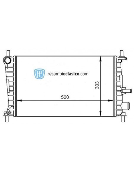 Comprar Radiador refrigeración FORD Fiesta IV 1.2/1.3/1.4 95-02