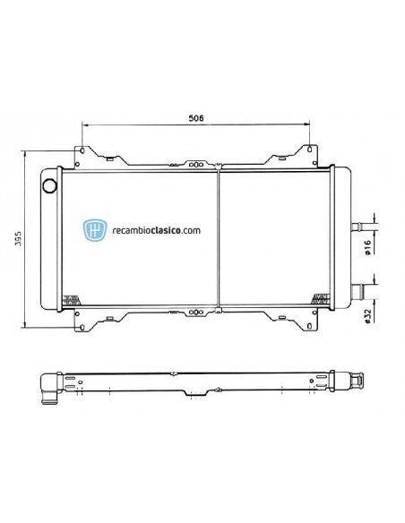 Comprar Radiador refrigeración FORD Escort 1300/XR3 80-86 online