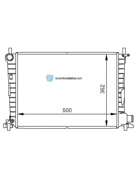 Comprar Radiador refrigeración FORD Fiesta 1.8D 95-03 /
