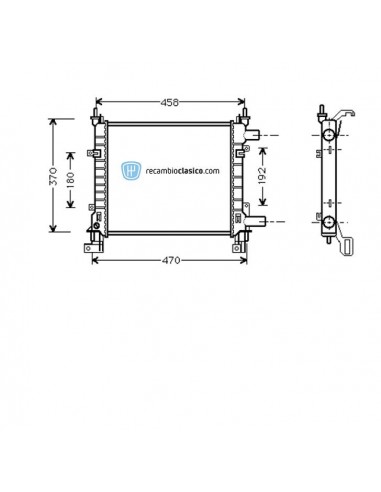 Comprar Radiador refrigeración FORD Ka 1.3 +/-AC 96-08 online