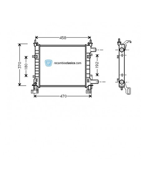 Comprar Radiador refrigeración FORD Ka 1.3 +/-AC 96-08 online