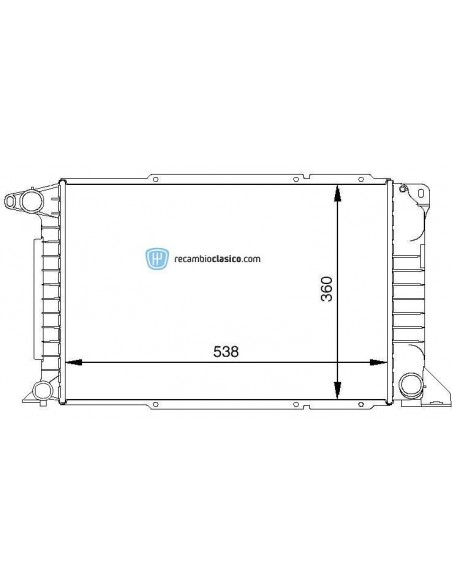 Comprar Radiador refrigeración FORD Transit 2.5 TD 96-00 online