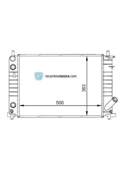 Comprar Radiador refrigeración FORD Fiesta IV AUT online