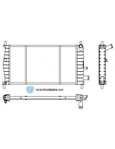 Comprar Radiador refrigeración FORD Fiesta 1.1/1.3 96- online