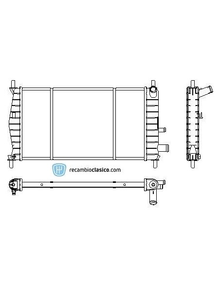 Comprar Radiador refrigeración FORD Fiesta 1.1/1.3 96- online