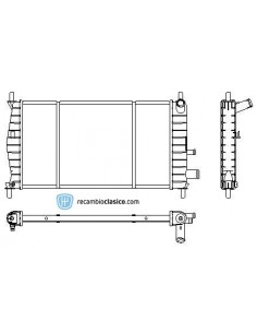 Comprar Radiador refrigeración MAZDA 121 III 1.3 96 - online