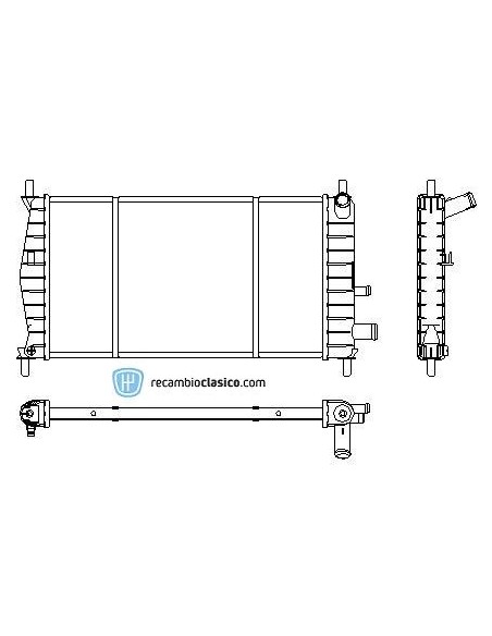 Comprar Radiador refrigeración MAZDA 121 III 1.3 96 - online
