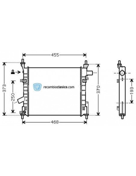 Comprar Radiador refrigeración FORD Ka 1.3 / 1.6 96-08 / Street
