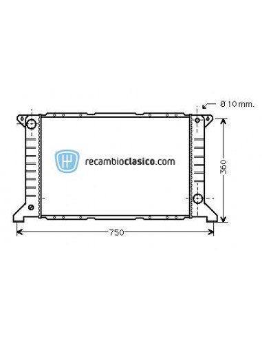 Comprar Radiador refrigeración FORD Transit 90- online