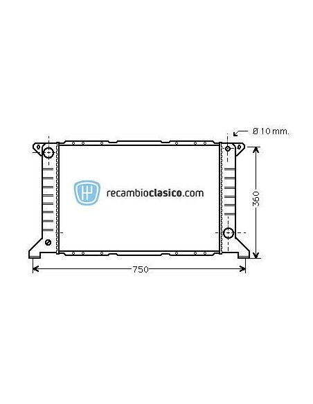 Comprar Radiador refrigeración FORD Transit 90- online