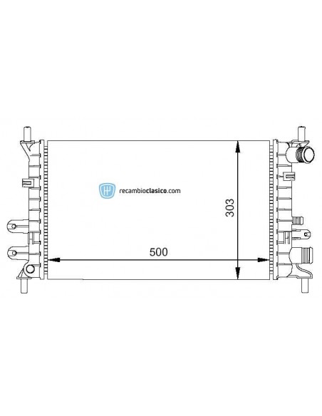 Comprar Radiador refrigeración FORD Escort V 1.1/1.3 90- online