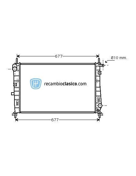 Comprar Radiador refrigeración FORD Mondeo I 1.8 TD 93- online