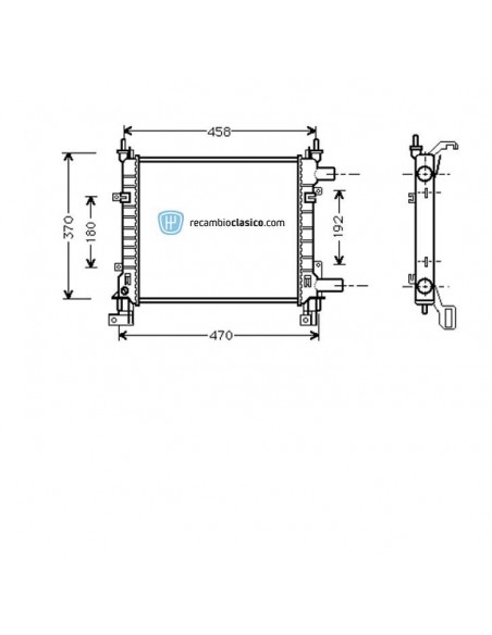 Comprar Radiador refrigeración FORD Ka (RB) 1.3 +AC 96-08 online