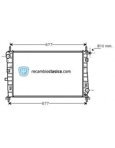 Comprar Radiador refrigeración FORD Mondeo I 1.8 TD 93- online